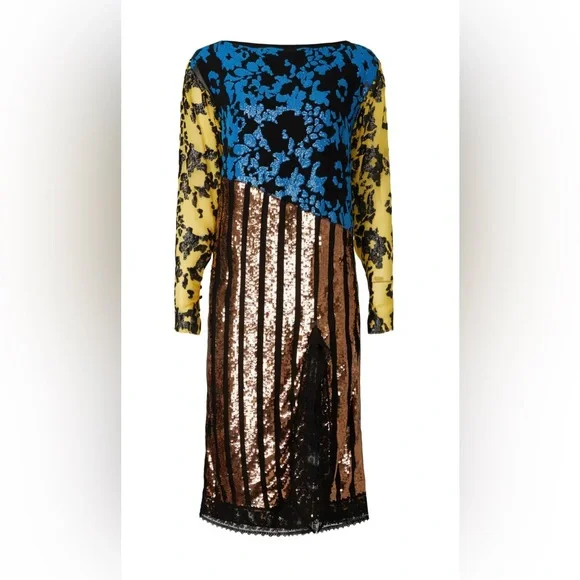Rachel Comey Rare Decando Sequin Cocktail Midi Dress NWT Size 8 - Picture 5 of 7